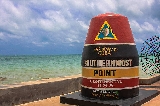 La boa del punto pi&ugrave; a sud degli Stati Uniti a Key West